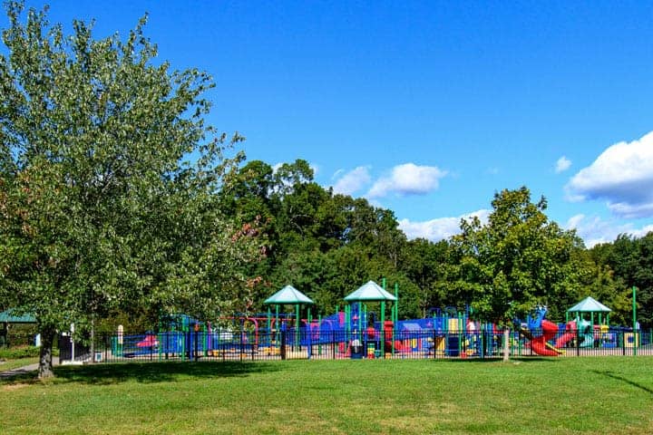 Bartlem Recreation Area playground in Cheshire CT
