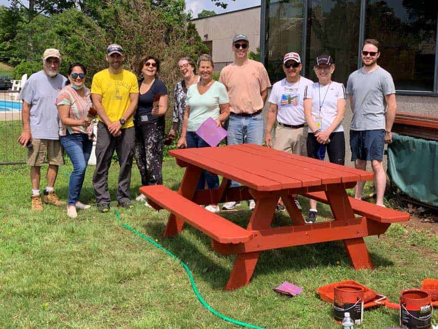 Pearce Real Estate's Day of Caring at CT Hospice in Branford 2